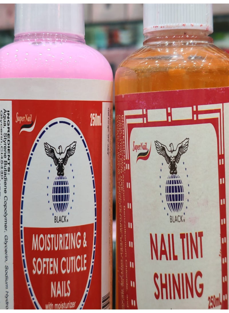 بلاك بخاخ مزيل الجلد الميت حول الاظافر منعم ومرطب 250مل مع بخاخ مورد وملمع الأظافر 250مل - Image 2