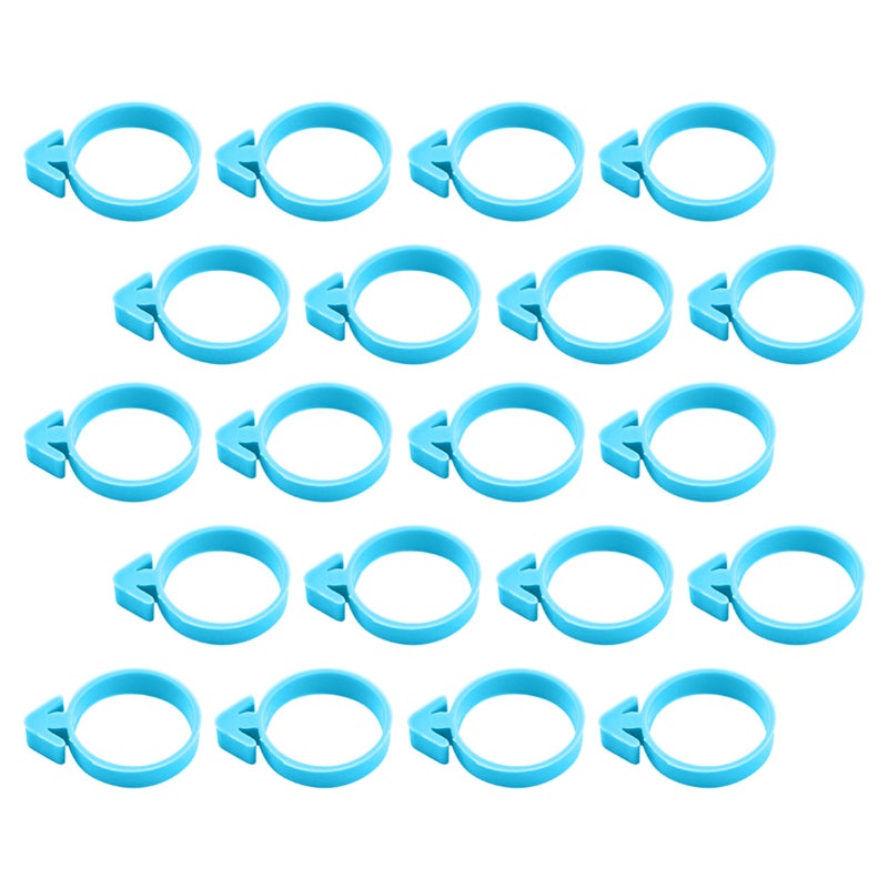 Icing Bag Ties 10/20 Pcs Silicone Sturdy Reusable - Easy To Operate Decoration Bag Ties for Home Bakery, Cooking And Party Pastry Decorating - Image 1