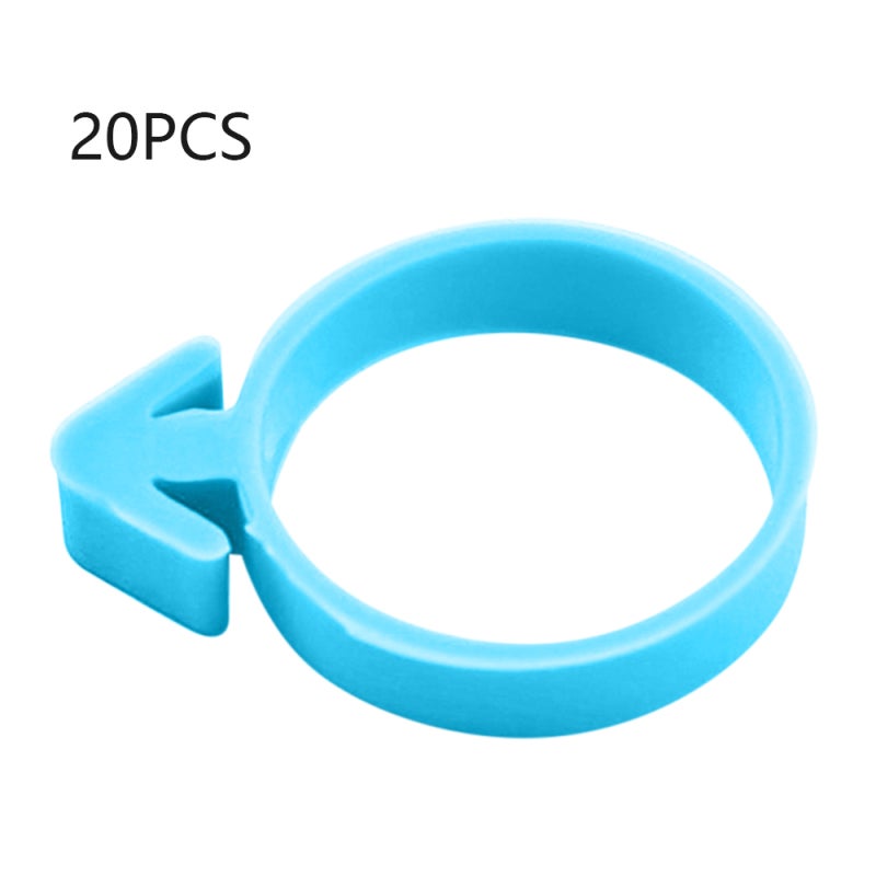 Icing Bag Ties 10/20 Pcs Silicone Sturdy Reusable - Easy To Operate Decoration Bag Ties for Home Bakery, Cooking And Party Pastry Decorating - Image 3