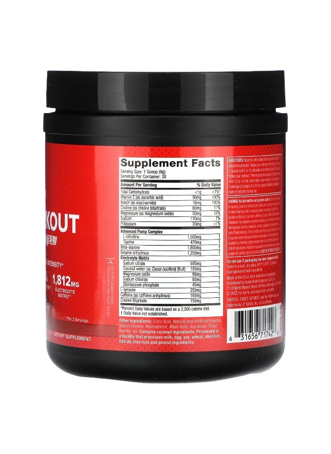 SIX STAR SIXSTAR, Pre-Workout Explosion 2.0, Fruit Punch, 9.52 oz (270 g)  - Image 2