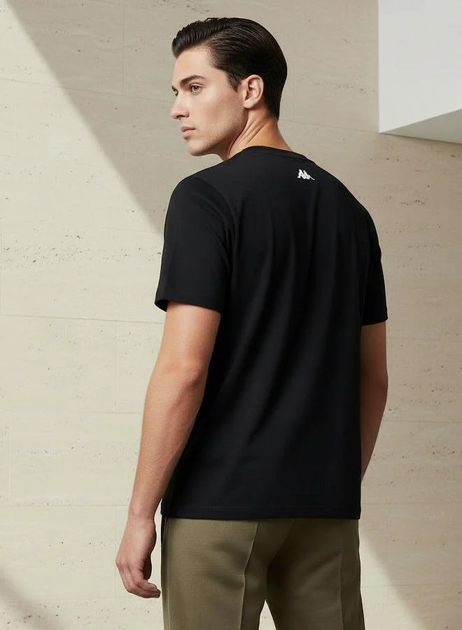 Kappa BLACK Kappa Men 2 Way Stretch T shirt for Men | Best Price UAE