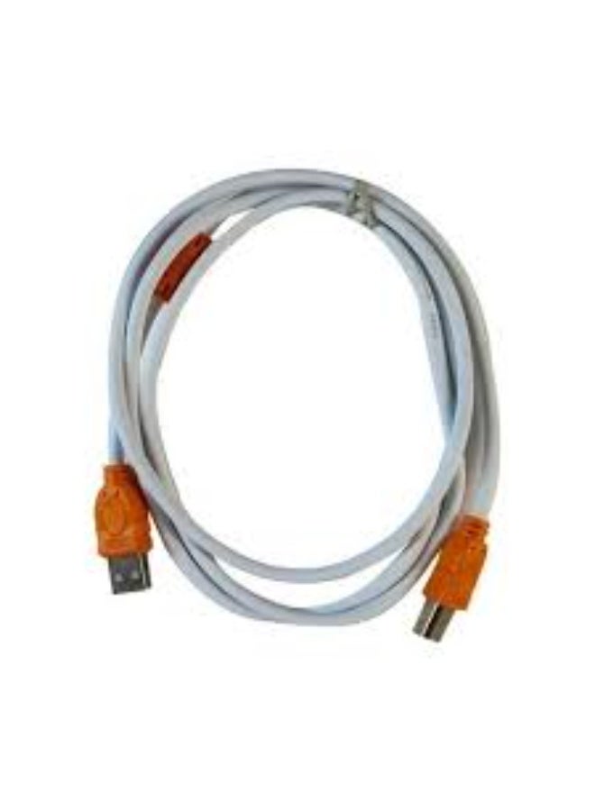 زيرو كابل USB للطابعة 1.5 متر أبيض - Image 2