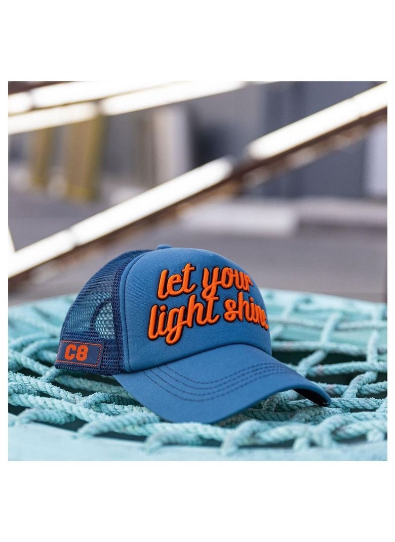 CODE EIGHT DUBAI - CASUAL CAP FOR MEN -BLUE - Image 1