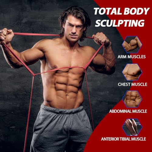 LEEKEY Resistance Bands, Exercise Bands Pull Up Assist Bands - Workout Bands Set - Mobility Band Powerlifting Bands for Men and Women Fitness Training, Physical Therapy,Home Workouts - Image 5