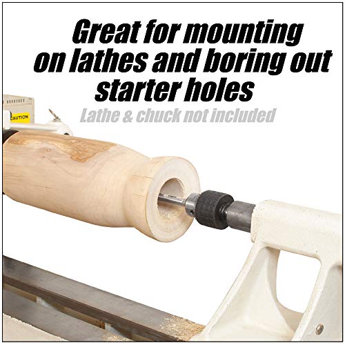 Fulton امتداد فورتسنر بطول 10 بوصة لإضافة عمق حفر يزيد عن 8 بوصات إلى بت فورتسنر الخاص بك مثالي لصانعي الأخشاب والأثاث والنجارة والبناء (قضيب 1/2 بوصة) - Image 4