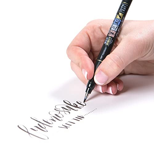 Tombow Fudenosuke Brush Pen, Soft Tip, Black Ink, Pack of 1 - Image 5