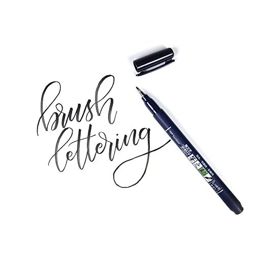 Tombow Fudenosuke Brush Pen, Soft Tip, Black Ink, Pack of 1 - Image 2