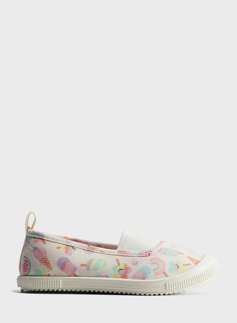 اتش اند ام Printed Ballerinas
