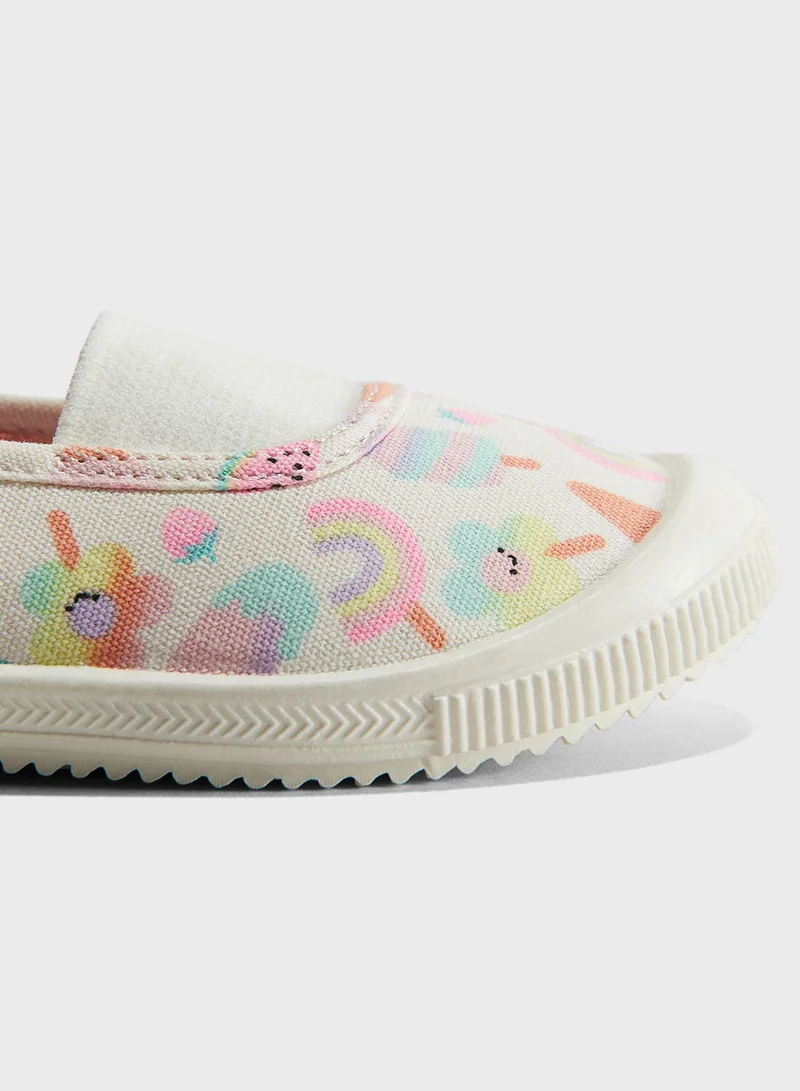 اتش اند ام Printed Ballerinas