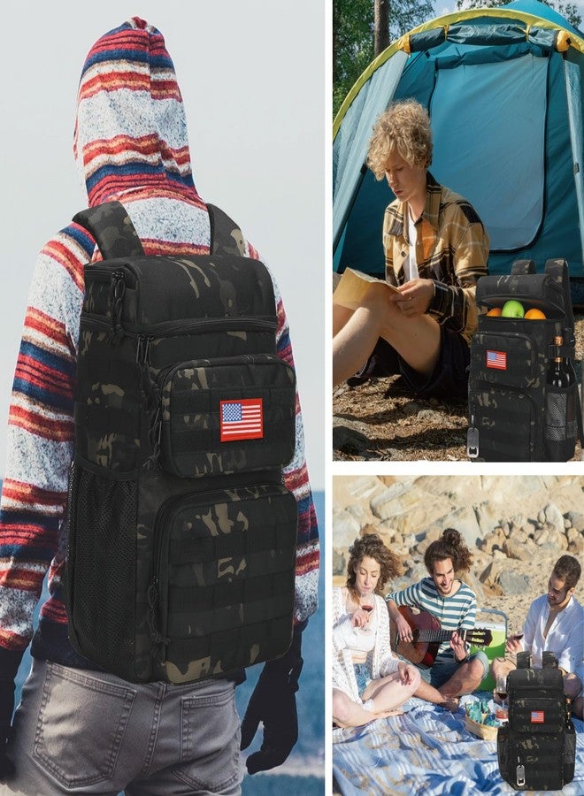 ATRIPACK Tactical Backpack Cooler,Soft Lightweight Leakproof Cooler Backpack,Insulated Cooler Bag,Portable Soft Cooler Bag Waterproof for Beach, Travel, Camping, Picnic, Hiking - Image 2