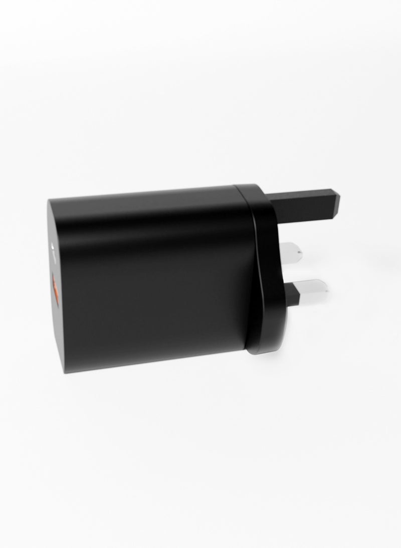 Max & Max 45W GaN Fast Charger Dual Port USB-A & Type-C Adapter – Compatible with iPhone, Samsung, Android, iPad, Lenovo & More – Black - Image 3