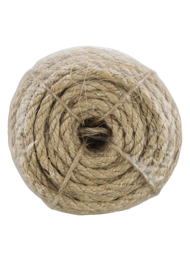 AL SANIDI Fiber camping rope, brown, 15 meters long, 8 mm thick  - Image 1