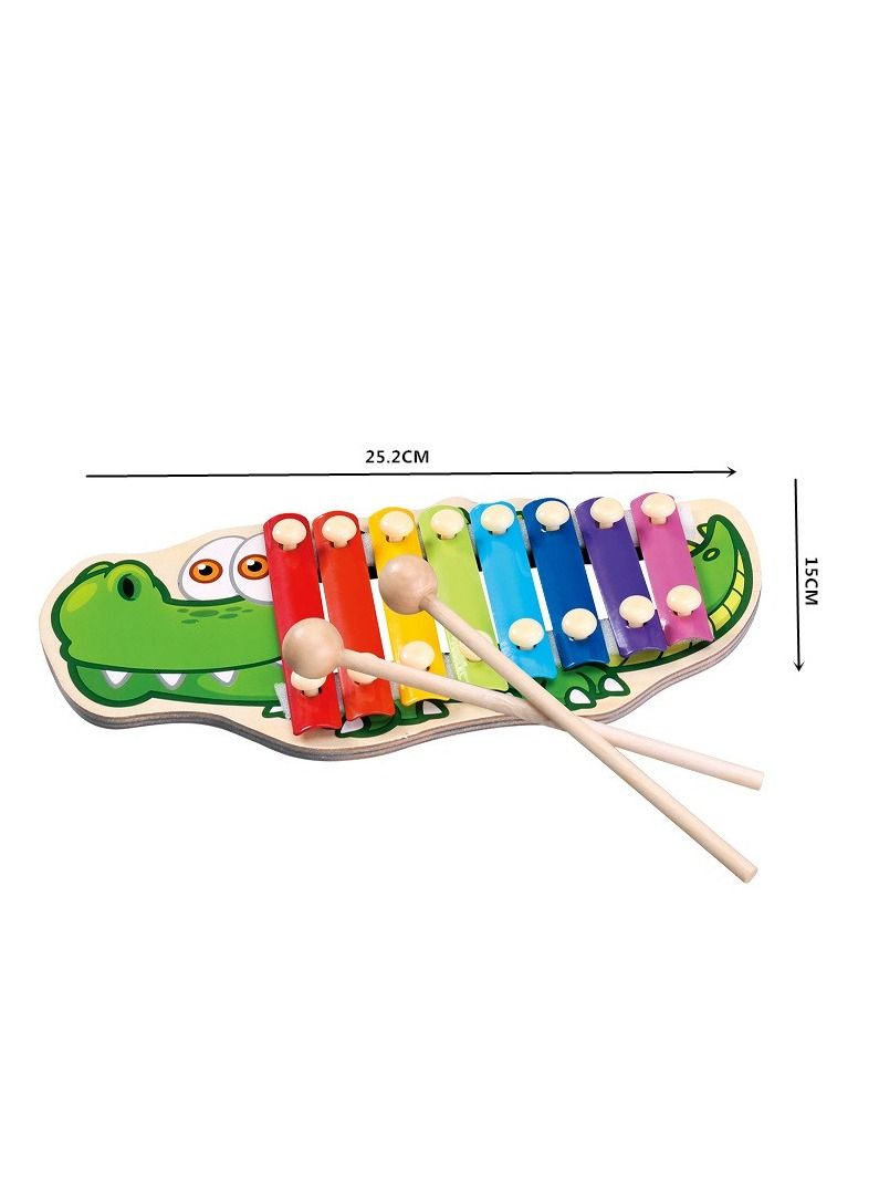 al ostoura toys LW0512 Hand Knock Xylophone Wooden Kids Educational Toy Gift - Image 2