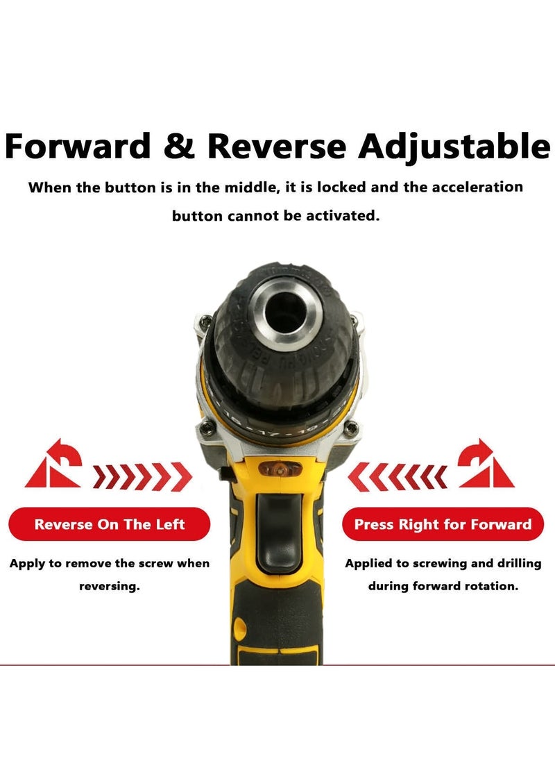 Roxon - ROXON 21V Cordless Impact Cordless Screwdriver Drill Machine and Tool Kit  With 2 Li-ion Rechargeable Battery 1500 MAh RX21VCD - Image 1