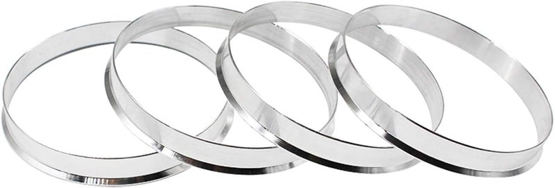 DCVAMOUS Alloy Aluminum Hub Centric Rings 72.6 to 70.3 - Set of 4 - Image 1