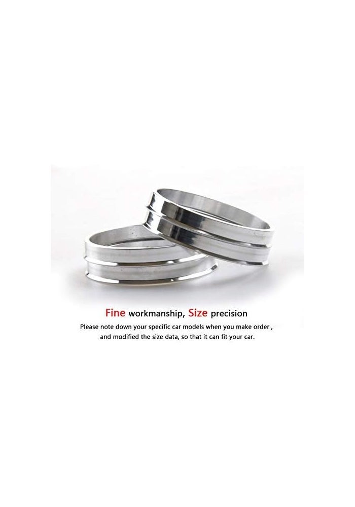 DCVAMOUS Alloy Aluminum Hub Centric Rings 72.6 to 70.3 - Set of 4 - Image 5