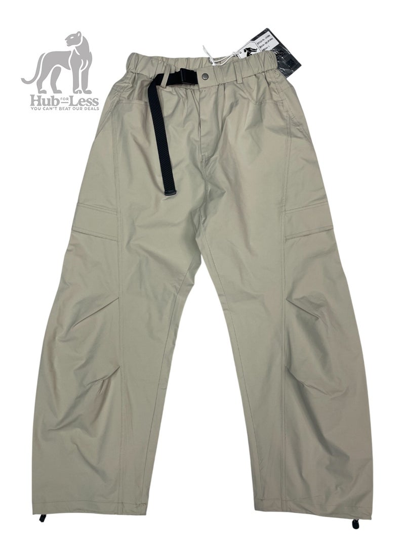 Hub For Less Men’s Ultra-Wide Parachute Pants – Microfiber Comfort, Adjustable Fit - Image 1