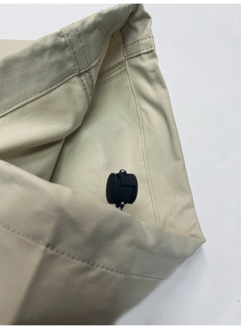 Hub For Less Men’s Ultra-Wide Parachute Pants – Microfiber Comfort, Adjustable Fit - Image 2