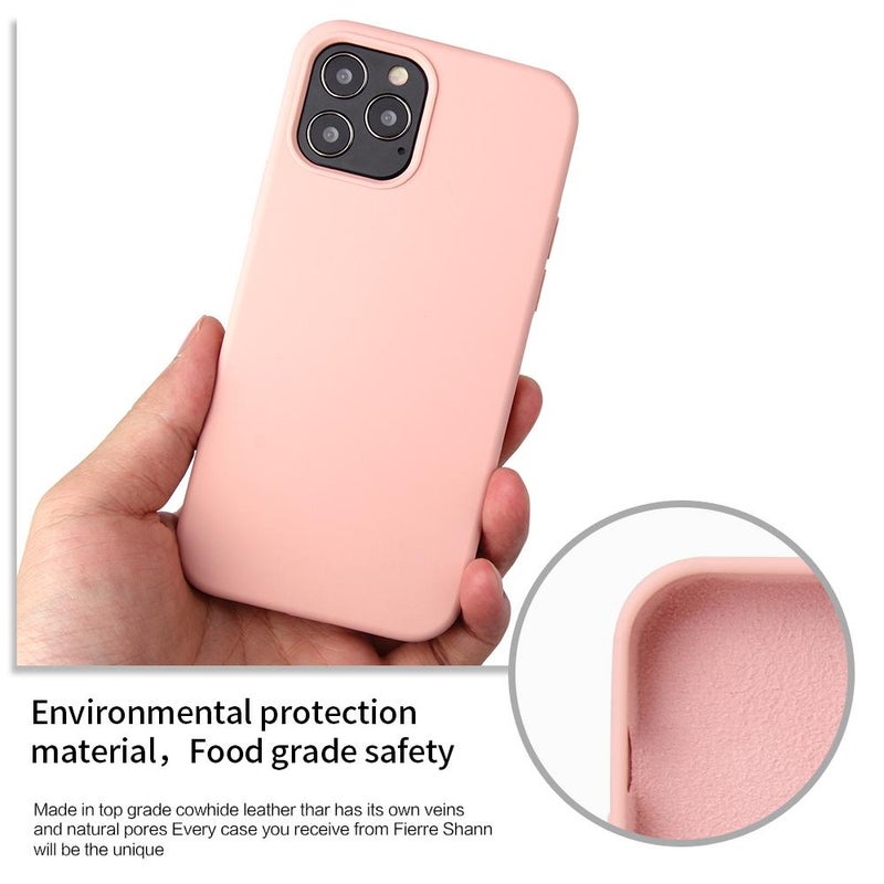 erorex For iPhone 17 Pro Liquid Silicone Phone Case(Sand Pink) - Image 2