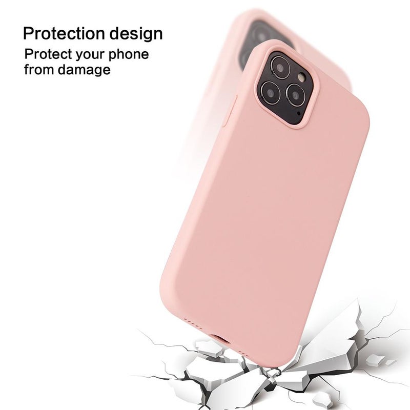 erorex For iPhone 17 Pro Liquid Silicone Phone Case(Sand Pink) - Image 4