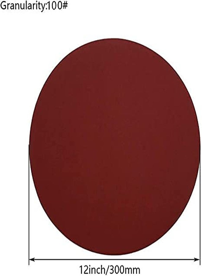 Heyiarbeit 12-inch PSA Sanding Discs,100Grits Self Stick Adhesive Back Aluminum Oxide Sandpaper 5pcs - Image 2