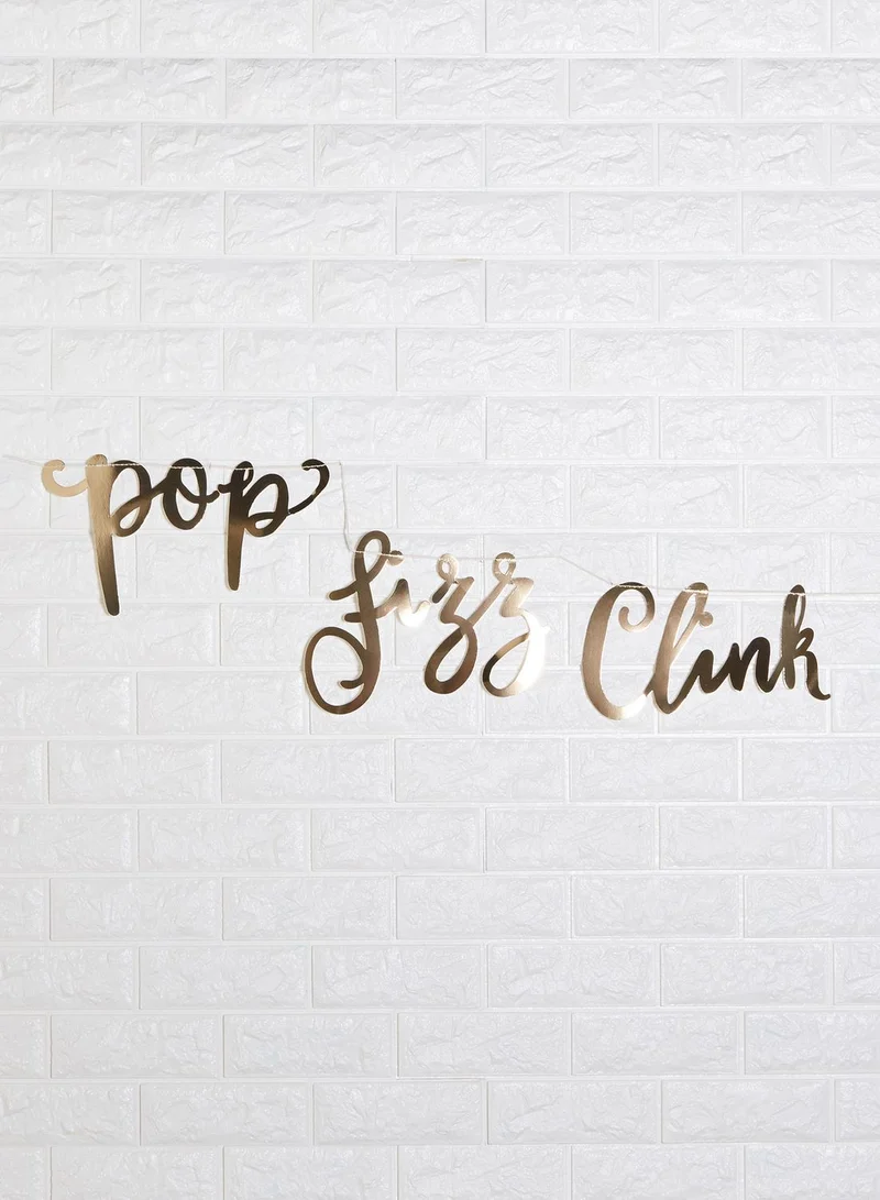 Ginger Ray Pop, Fizz, Clink Bunting