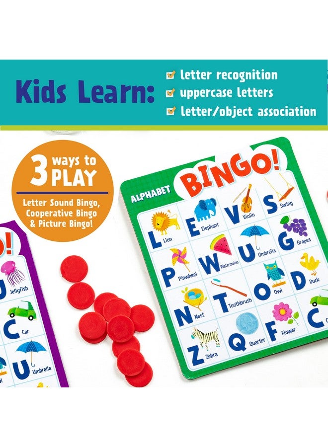 Peaceable Kingdom Alphabet Bingo! Letter Learning Educational Board Game for 2 to 6 Kids Ages 4+ - Image 4