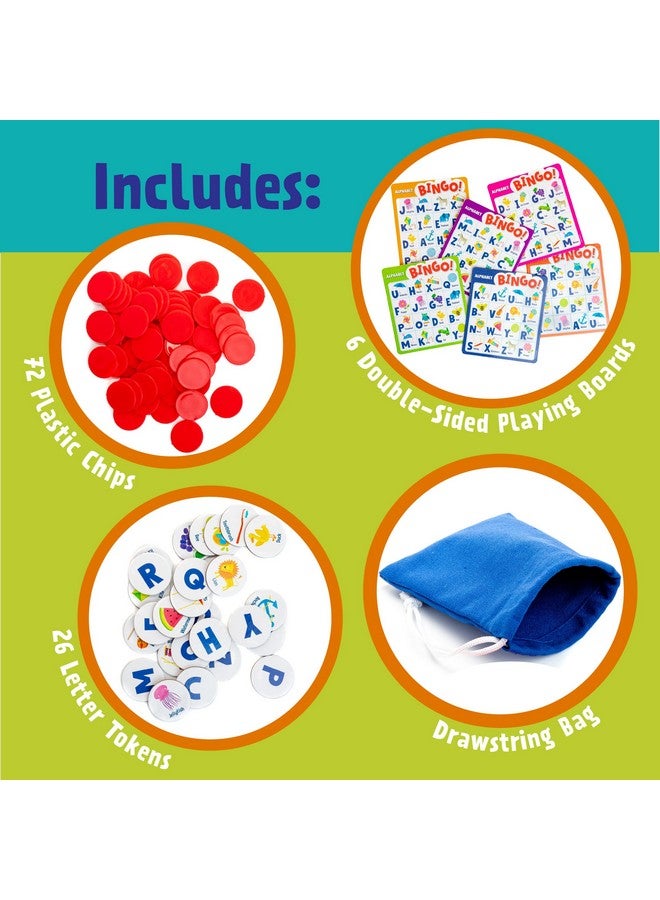 Peaceable Kingdom Alphabet Bingo! Letter Learning Educational Board Game for 2 to 6 Kids Ages 4+ - Image 3