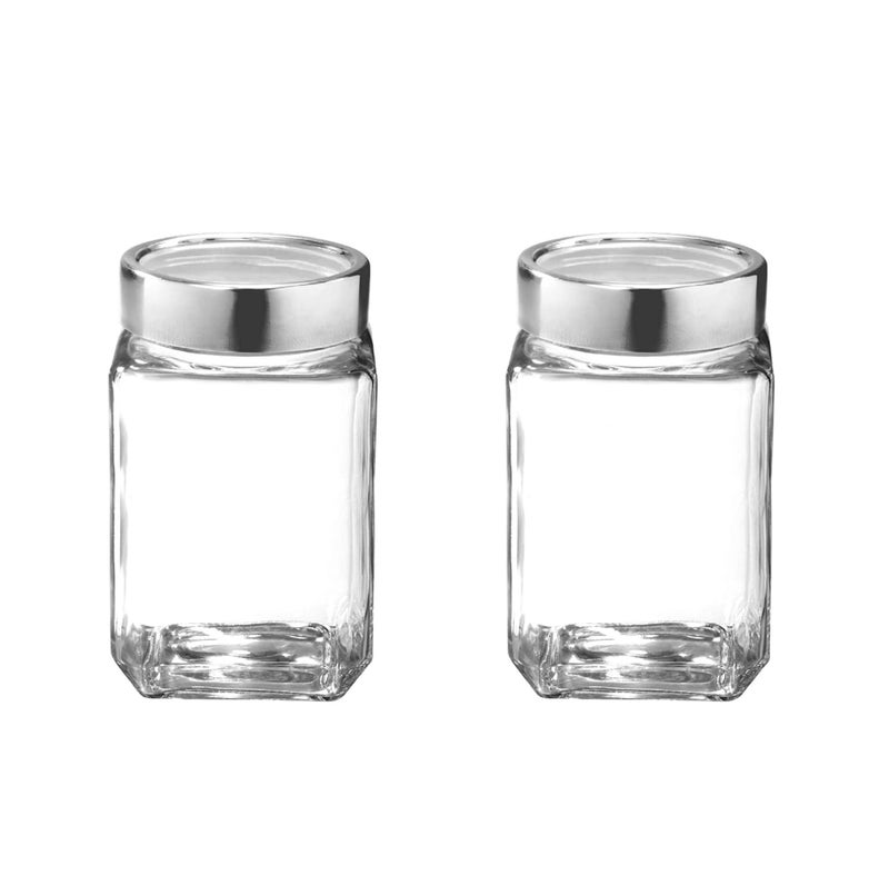 TREO Glass Jar 180ml 2 Pieces Transparent - Image 2