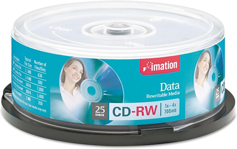 700MB/80 Min CD-RW (25-Pack)
