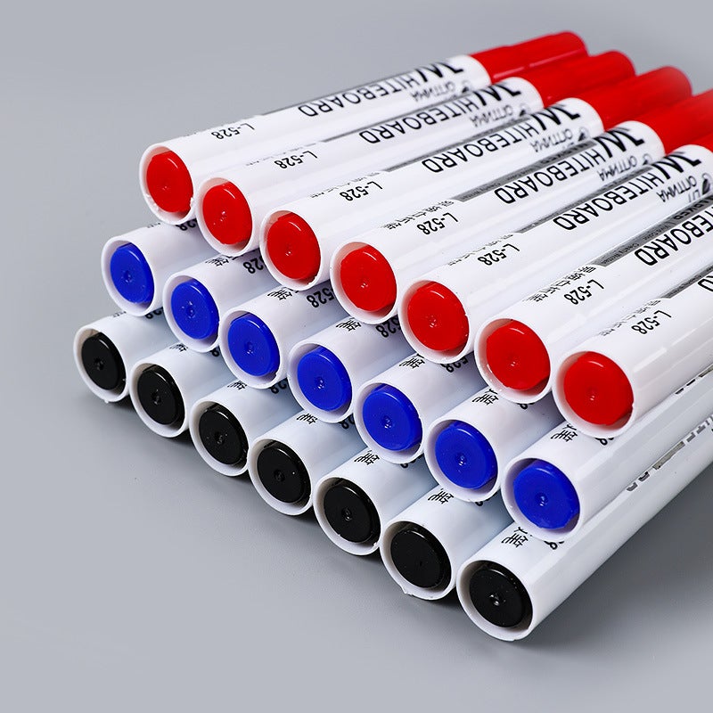 L.528 Erasable Whiteboard Marker Pen – Water-Based Ink, 2.0mm Line Width, 10 Pack - Image 5