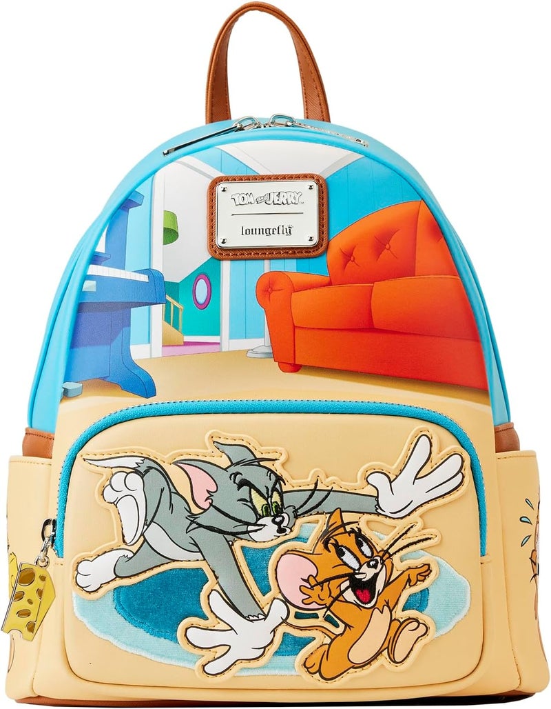 Loungefly Loungefly Leather Tom and Jerry Mini Backpack  Gift Idea  Official Merchandise  Mini Backpack for Kids  Adults - Image 1