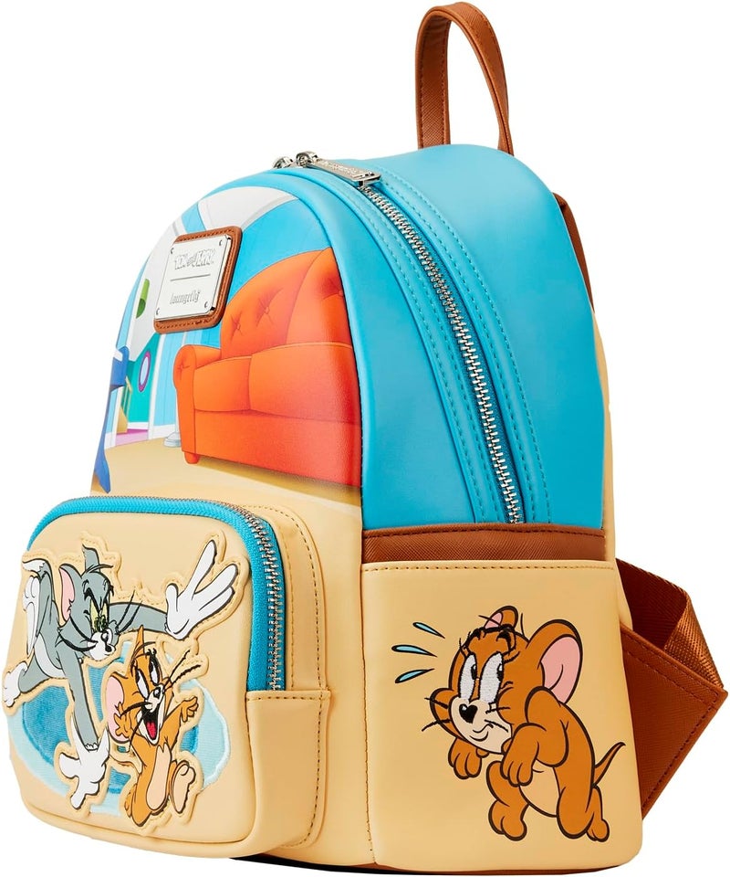 Loungefly Loungefly Leather Tom and Jerry Mini Backpack  Gift Idea  Official Merchandise  Mini Backpack for Kids  Adults - Image 2