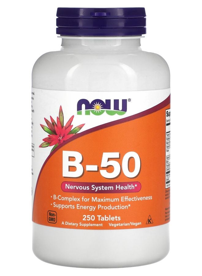 now B-50 250 Tablets