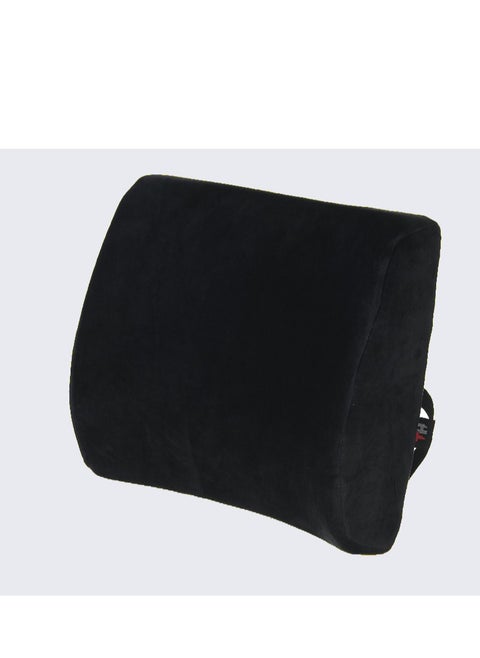 Medical memory pillow to prevent lower back pain and obtain proper comfort, black color