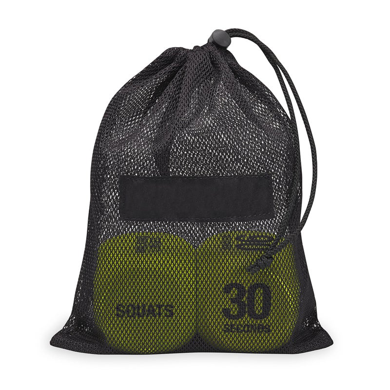 SPRI Exercise Dice (6-Sided) - Game for Group Fitness & Exercise Classes - Includes Push Ups, Squats, Lunges, Jumping Jacks, Crunches & Wildcard (Includes Carrying Bag) - Image 2