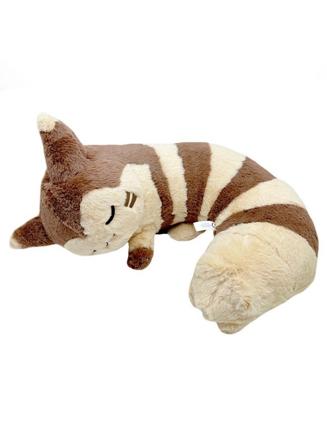 general Furret plush big tail stand-up neck pillow plush doll doll U-shaped pillow - Image 1