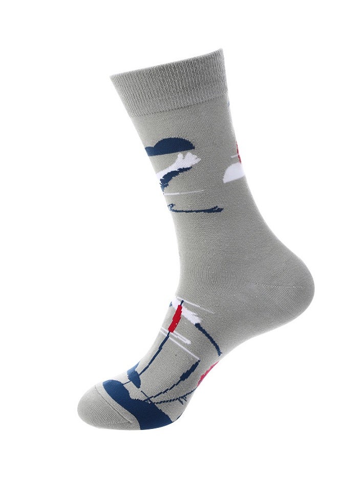 Generic - Unisex Absorb Sweat and Deodorize Socks 3 Pairs High Quality Socks One Size Fits All - Image 1