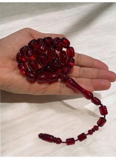just naturals German Faturan Prayer Beads For Men 31 Beads Size 10mm x 13mm  - Image 5