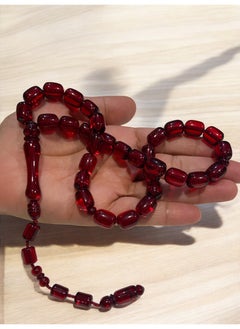 just naturals German Faturan Prayer Beads For Men 31 Beads Size 10mm x 13mm  - Image 4