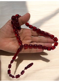 just naturals German Faturan Prayer Beads For Men 31 Beads Size 10mm x 13mm  - Image 1
