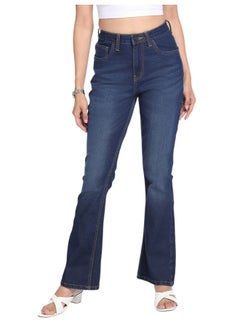 Dennis Lingo Indigo Boot Cut Jeans for Women - Stretch Cotton Blend  - Image 2