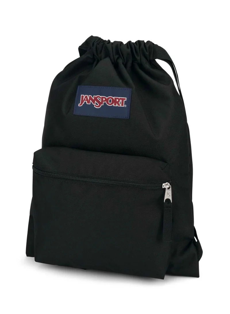 Jansport Drawsack with Shoulder Strap, 14L, 0.19kg, 18 Inch-Black