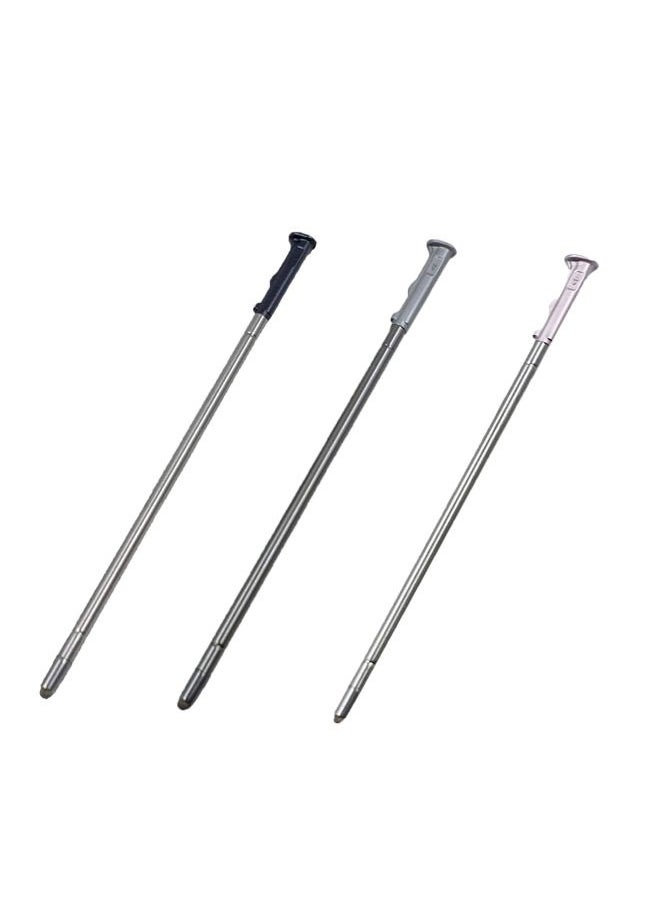 LiXiongBao - 3 Pack Touch Stylus Pen Replacement for LG Stylo 5,Stylo 5 Plus,Q720 LCD Touch Pen Stylus Pen(Aurora Black,Blonde Rose, Platinum Gray) - Image 1
