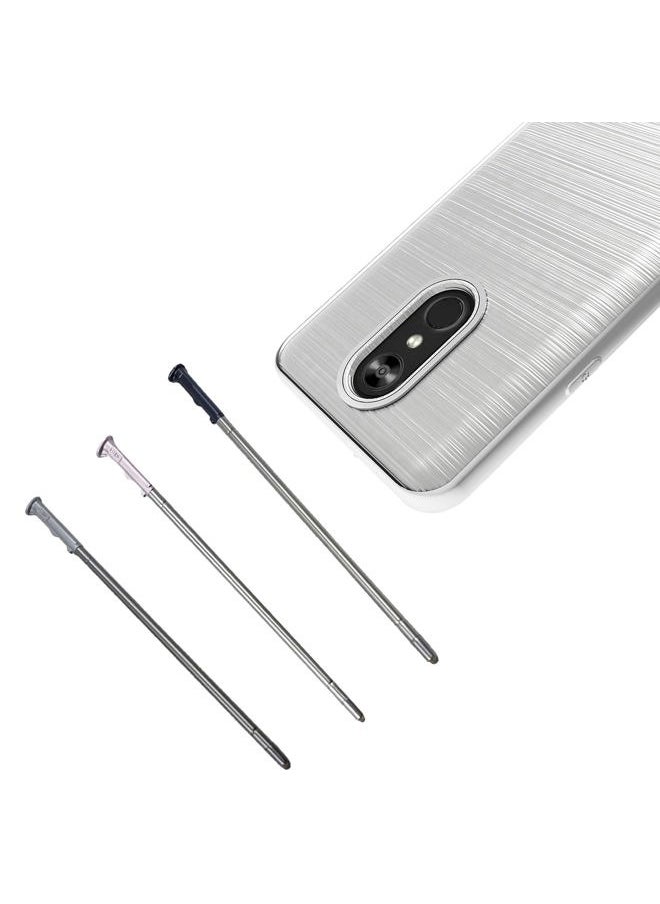 LiXiongBao - 3 Pack Touch Stylus Pen Replacement for LG Stylo 5,Stylo 5 Plus,Q720 LCD Touch Pen Stylus Pen(Aurora Black,Blonde Rose, Platinum Gray) - Image 1