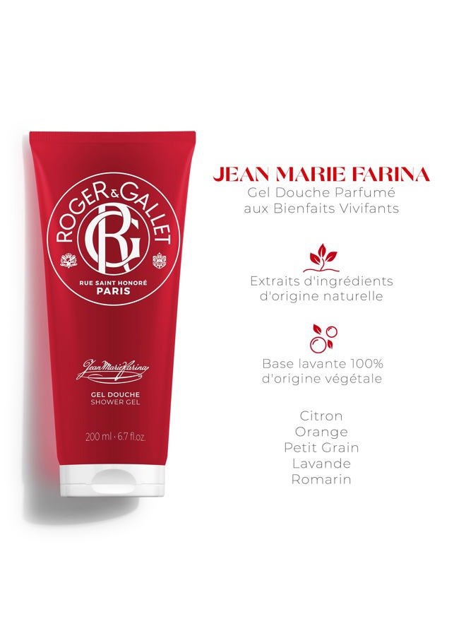 ROGER & GALLET Body Wash & Shower Gel for Women | Jean Marie Farina 6.6 Oz - Image 2