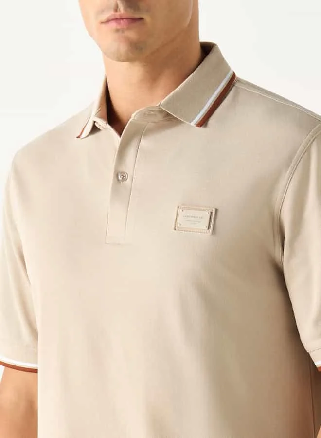 Emperor Emperor Solid Polo T-shirt with Short Sleeves