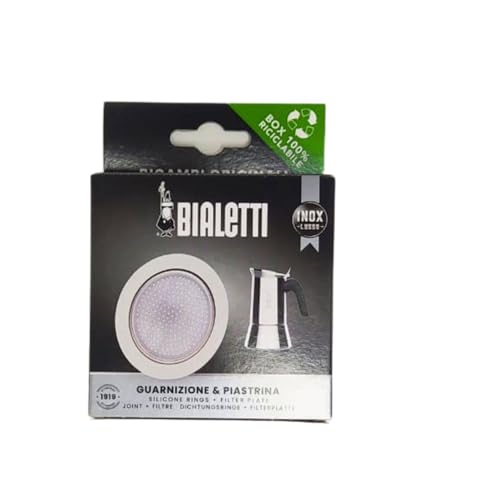 Bialetti 800413 Ricambi Includes 1 Gasket and 1 Plate Compatible with Venus Kitty Musa and Class 10 Cups