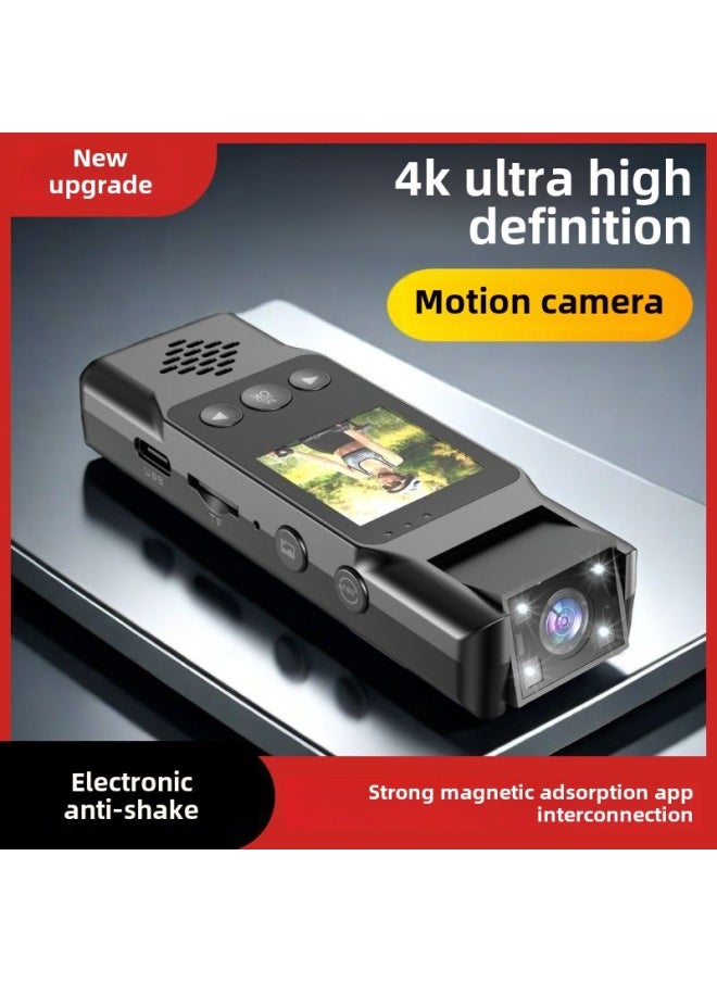 Generic 2025 Sports Camera HD Camera Riding Law Enforcement Recorder Outdoor Vlog Video Recorder Practical-Body Color:4K【128G】  - Image 1