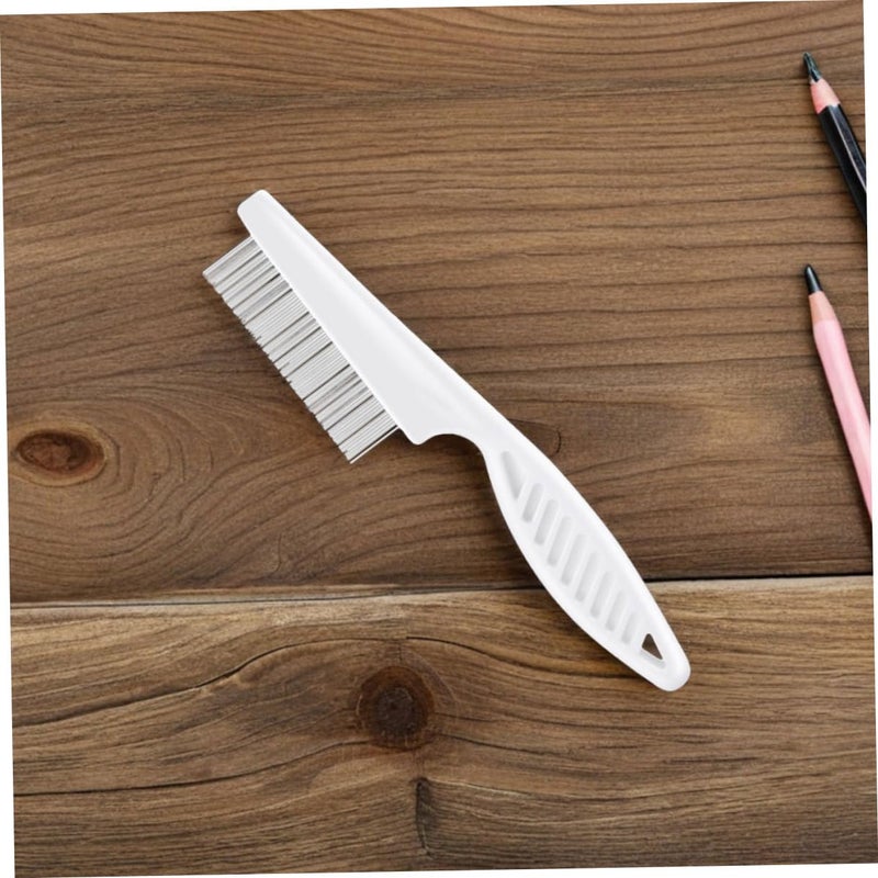 Luxshiny 2pcs Metal Dog Comb Flea and Dandruff Removal Pet Grooming Comb with Fine Teeth for Sensitive Skin for Dogs and Cats Gentle Dematting and Hair Removal Tool - Image 5
